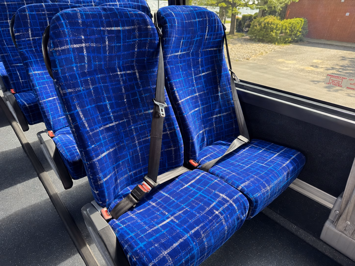 56 passenger charter bus interior