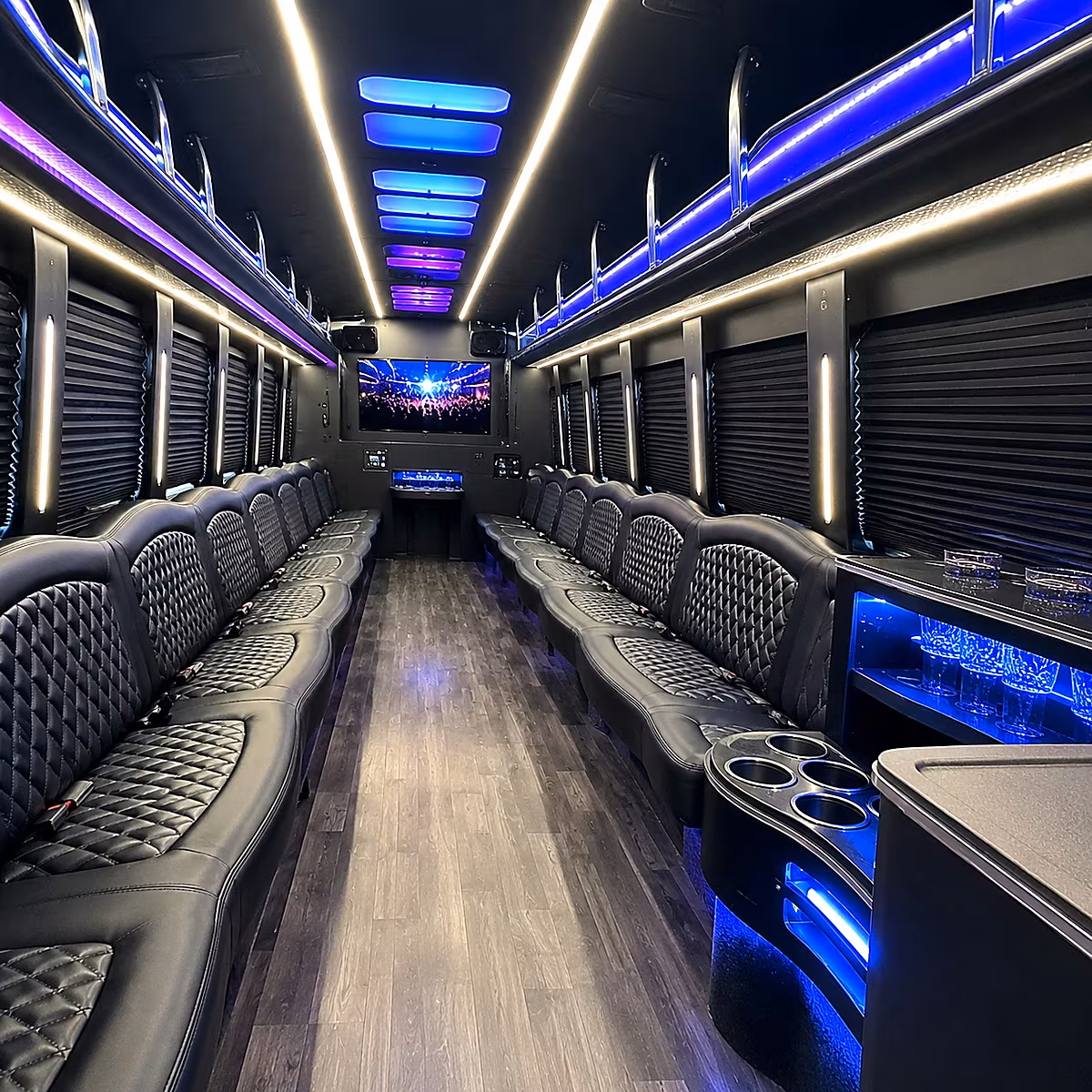 across concord california party bus rental