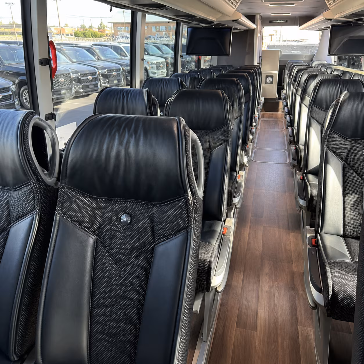 concord charter bus rental inside