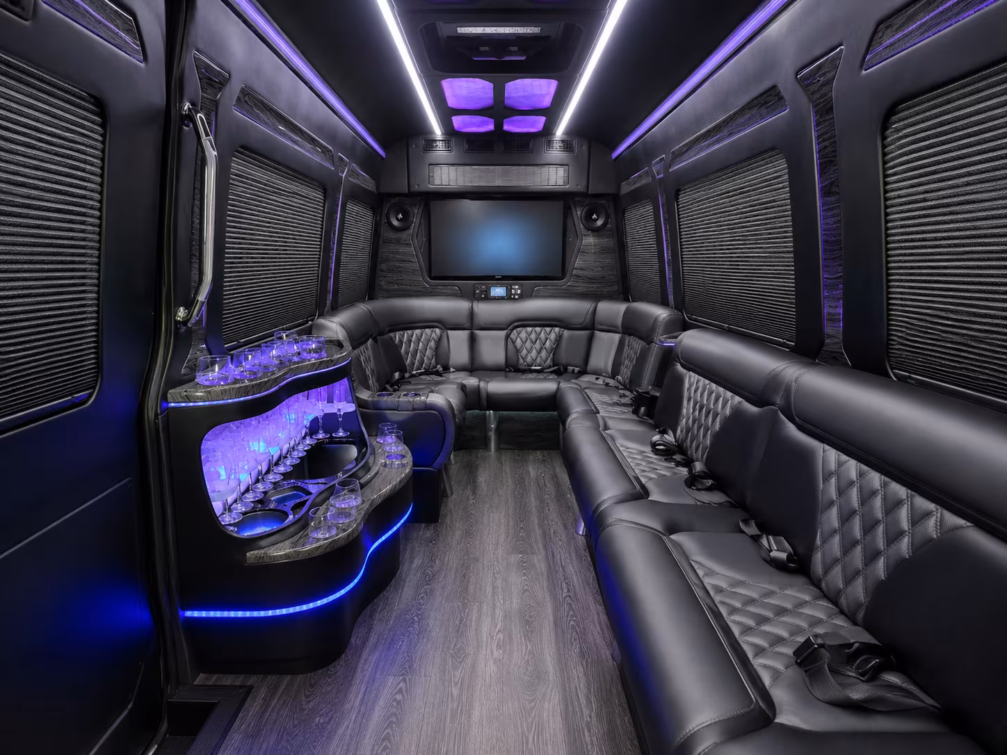 concord corporate event transportation onboard seating