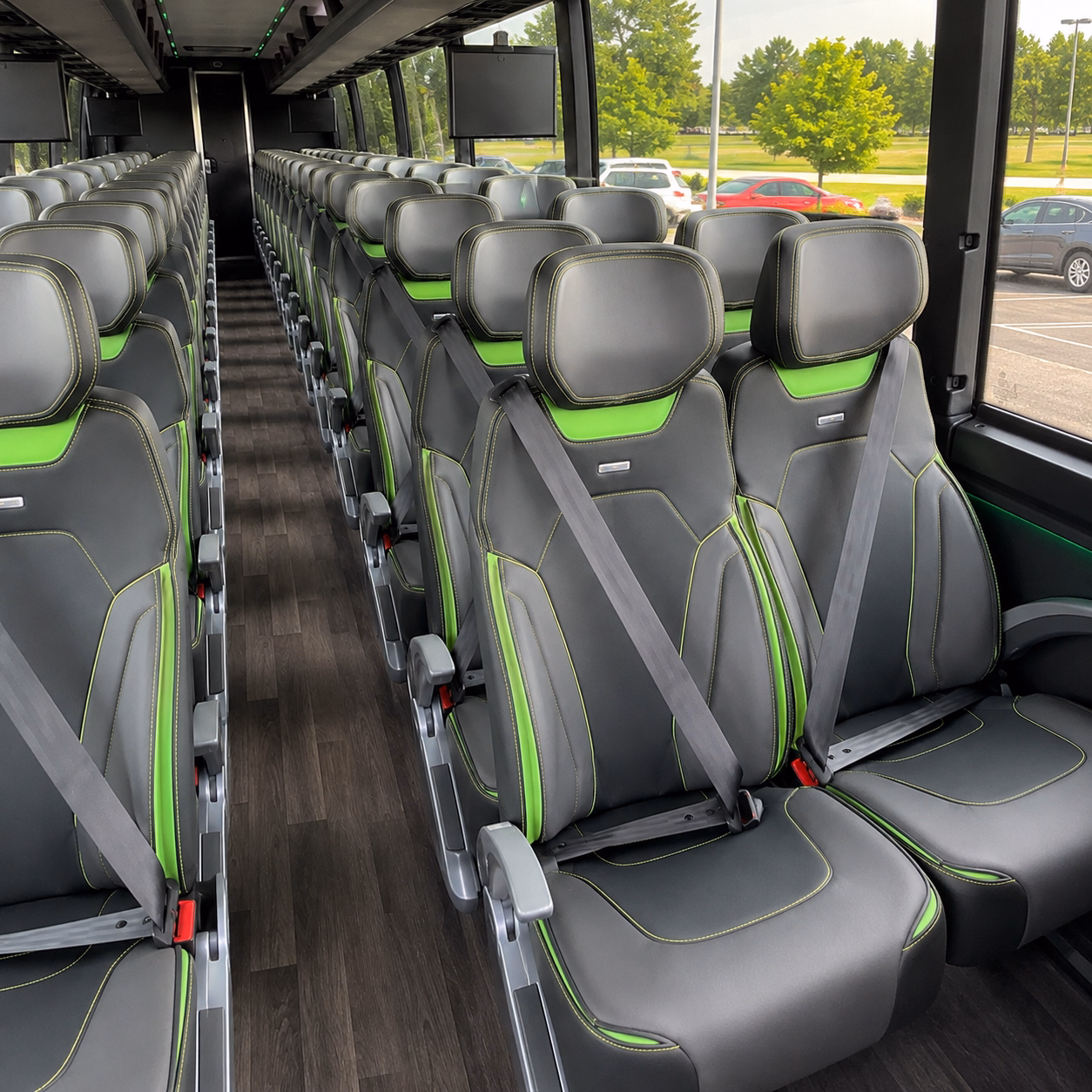 concord wedding transportation onboard seating